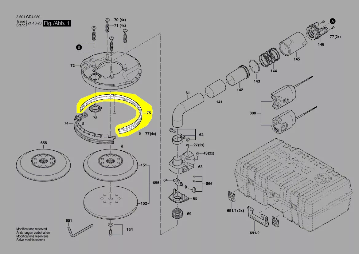 brosse réf. 1 619 PB6 000 BOSCH
